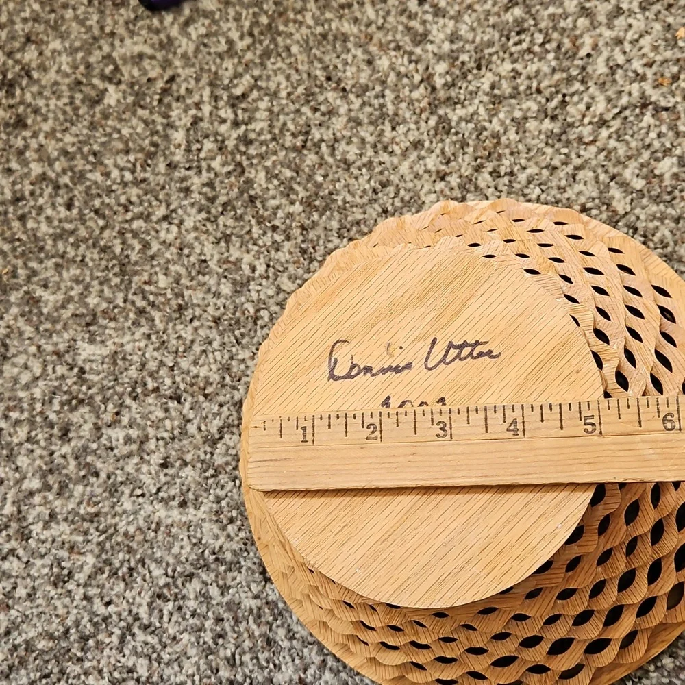 Handcrafted Wooden Fruit Accent Bowl